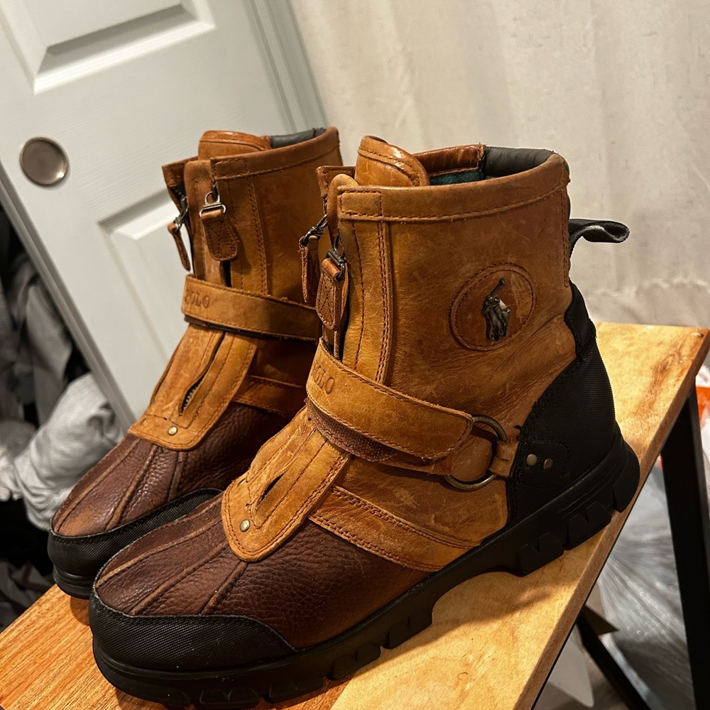 polo ralph lauren mens boots conquest hi ii